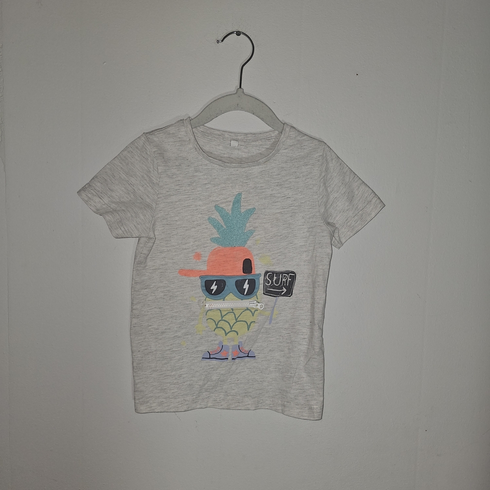 EUC | M&S | 2–3 Years | Pineapple Surf Graphic Tee